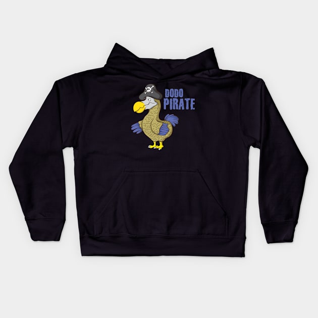 Dodo Pirate Kids Hoodie by dieEinsteiger